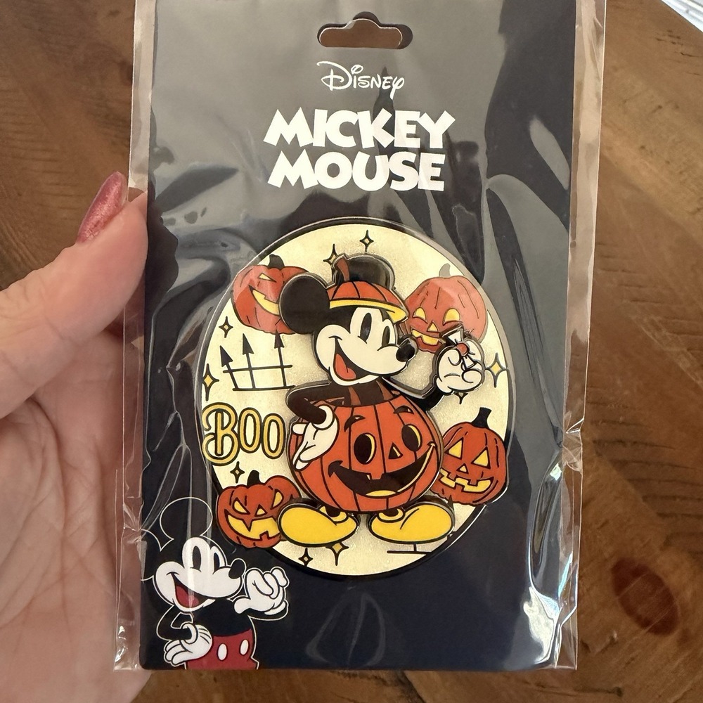 Mickey Mouse Halloween Jumbo Pin Limited Edition Pin On Pin Glitter